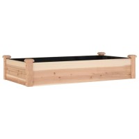 vidaXL Garden Raised Bed with Liner 47.2