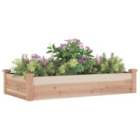 vidaXL Garden Raised Bed with Liner 47.2