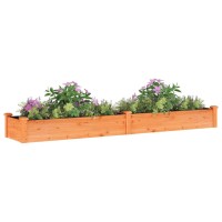 vidaXL Garden Raised Bed with Liner Brown 94.5