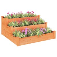 vidaXL Garden Raised Bed Brown 47.2