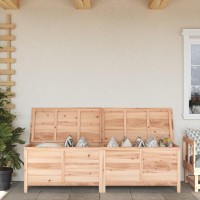 Vidaxl Patio Storage Box 78.1X19.7X22.2 Solid Wood Fir