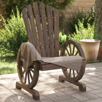 vidaXL Patio Adirondack Chairs 2 pcs Solid Wood Fir