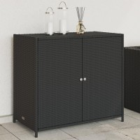 vidaXL Patio Storage Cabinet Black 32.7