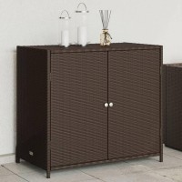 vidaXL Patio Storage Cabinet Brown 32.7