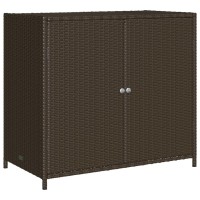 vidaXL Patio Storage Cabinet Brown 32.7