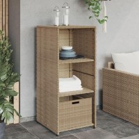 vidaXL Patio Storage Cabinet Beige 19.7