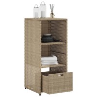 vidaXL Patio Storage Cabinet Beige 19.7