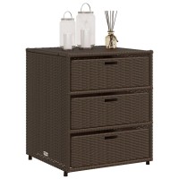 vidaXL Patio Storage Cabinet Brown 21.7