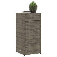 vidaXL Patio Storage Cabinet Gray 21.7