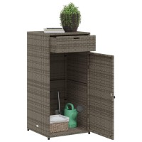 vidaXL Patio Storage Cabinet Gray 21.7