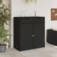 vidaXL Patio Storage Cabinet Black 41.3