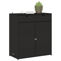 vidaXL Patio Storage Cabinet Black 41.3