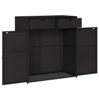 vidaXL Patio Storage Cabinet Black 41.3