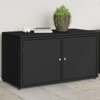 vidaXL Patio Storage Cabinet Black 43.3