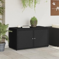 vidaXL Patio Storage Cabinet Black 43.3