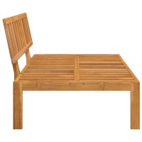 vidaXL Patio Pallet Middle Sofa Solid Wood Acacia