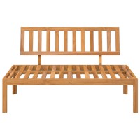 vidaXL Patio Pallet Middle Sofa Solid Wood Acacia