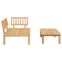 vidaXL Patio Pallet Sofa Set 2 pcs Solid Wood Acacia