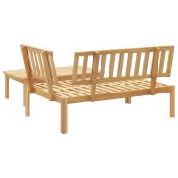 vidaXL Patio Pallet Sofa Set 2 pcs Solid Wood Acacia