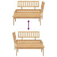 vidaXL Patio Pallet Sofa Set 2 pcs Solid Wood Acacia