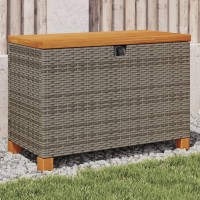 vidaXL Patio Storage Box Gray 31.5