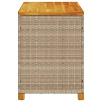 vidaXL Patio Storage Box Beige 43.3