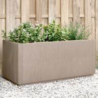 vidaXL Garden Planter Light Brown 31.5