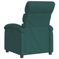 vidaXL Recliner Chair Dark Green Fabric