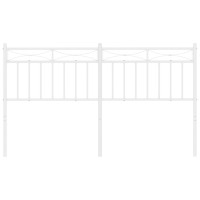 vidaXL Metal Headboard White 59.1