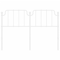 Vidaxl Metal Headboard White 59.1