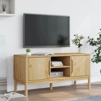 vidaXL TV Stand FLORO Wax Brown 44.9