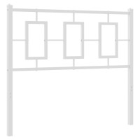 Vidaxl Metal Headboard White 39.4