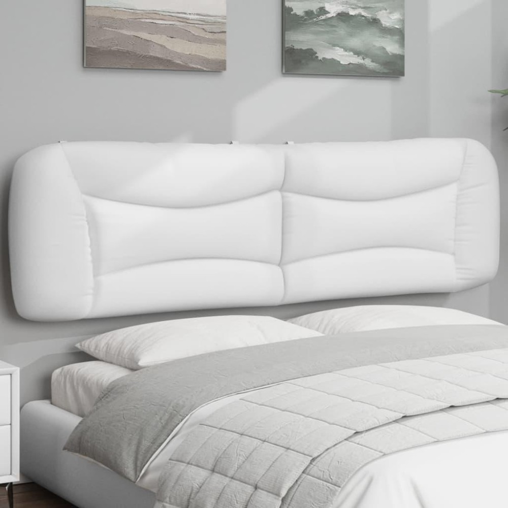 vidaXL Headboard Cushion White 76