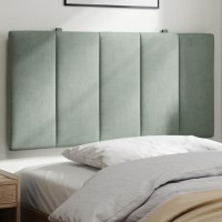 vidaXL Headboard Cushion Light Gray 39.4