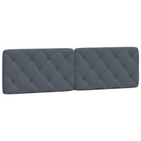 vidaXL Headboard Cushion Dark Gray 72