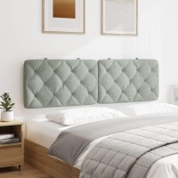 vidaXL Headboard Cushion Light Gray 59.8