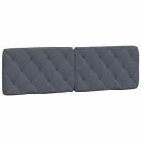 vidaXL Headboard Cushion Dark Gray 59.8