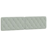 vidaXL Headboard Cushion Light Gray 76