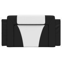 vidaXL Headboard Cushion Black and White 39.4