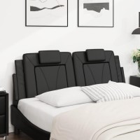 vidaXL Headboard Cushion Black 53.9