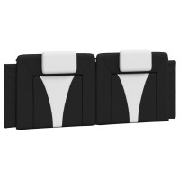 vidaXL Headboard Cushion Black and White 53.9