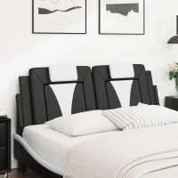 vidaXL Headboard Cushion Black and White 53.9