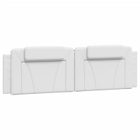 vidaXL Headboard Cushion White 72