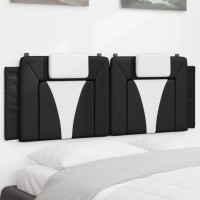 vidaXL Headboard Cushion Black and White 59.8