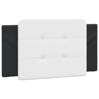 vidaXL Headboard Cushion White and Black 39.4