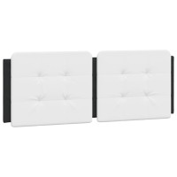 vidaXL Headboard Cushion White and Black 53.9