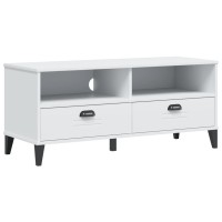 vidaXL TV Stand VIKEN White Engineered Wood