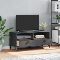 vidaXL TV Stand VIKEN Anthracite Gray Engineered Wood