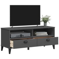 vidaXL TV Stand VIKEN Anthracite Gray Engineered Wood