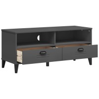 vidaXL TV Stand VIKEN Anthracite Gray Engineered Wood